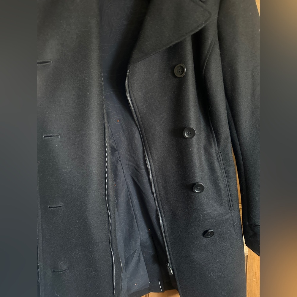 NWOT icebreaker merino wool lined peacoat small - Picture 4 of 5